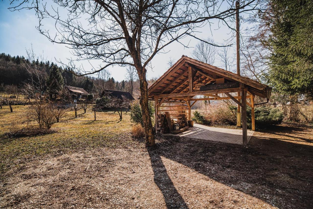 Wooden Cabin Zurej With Hot Tub Bukovje v Babni Gori Zewnętrze zdjęcie